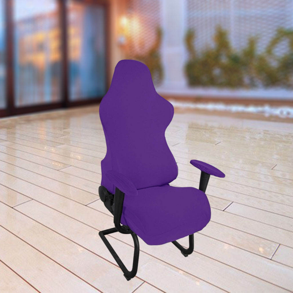 Gaming Chair Cover Polyester Universal Arm Rest Cover for Reclining Racing Gaming Chair