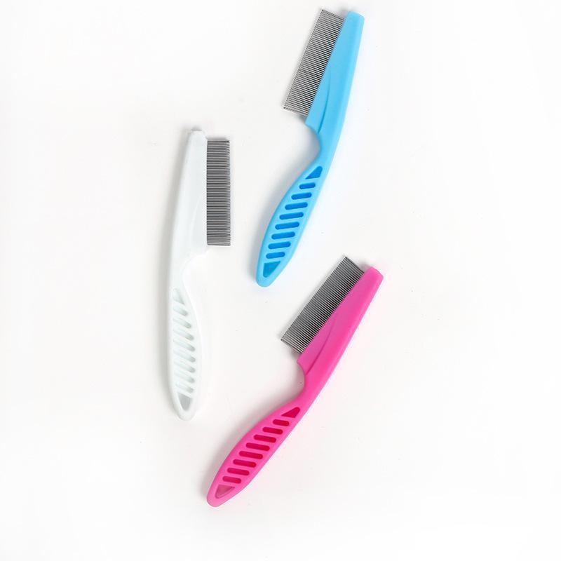 Stainless Steel Pet Flea Comb - Fine Tooth Cat & Dog Grooming Tool