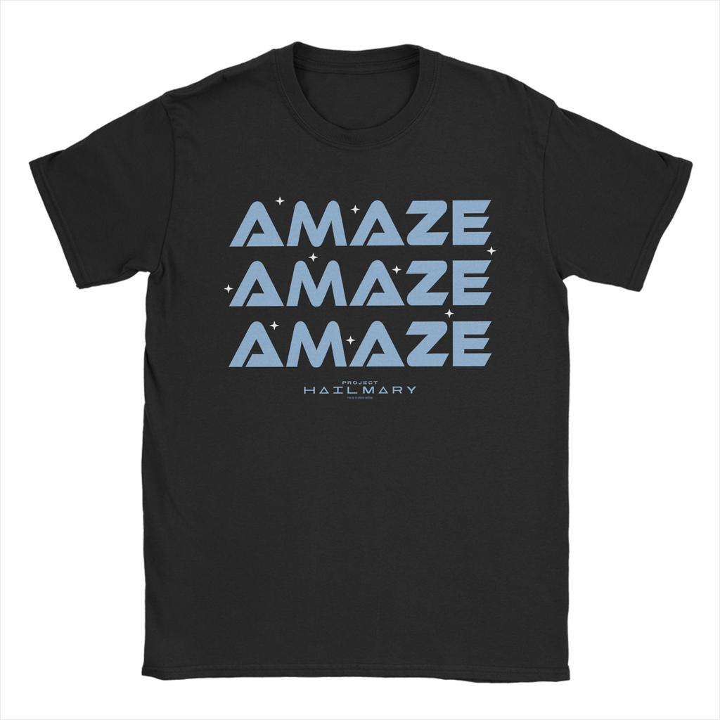 Rockys Amaze Project Hail Mary TShirt Unisex Unisex Vintage 100 Cotton Tees O Neck Short Sleeve T Shirt Plus Size Clothing