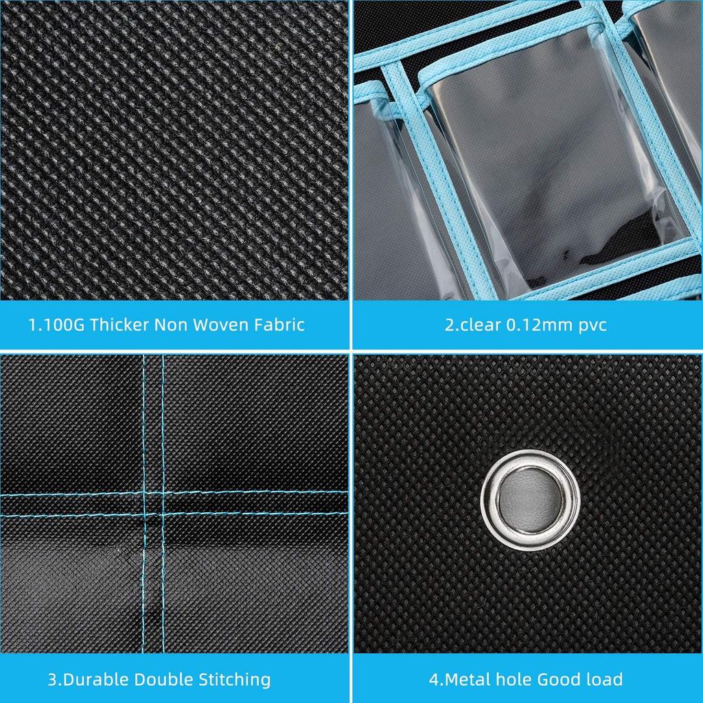 KEEPJOY Classroom Pocket Chart Organizer,Cell Phones Calculator Holder for Classroom Storage, Hanging Wall Door Calculator Phone Caddy for Classroom.