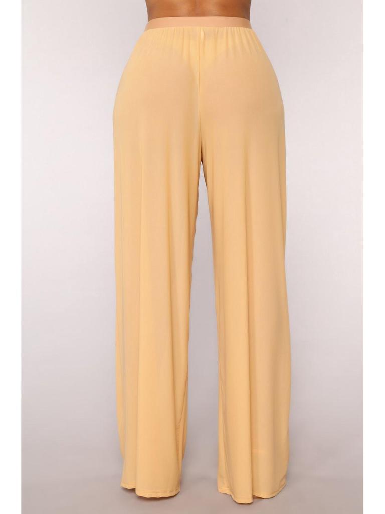 2023 Women's Sexy Mesh See-through Wide-leg Pants - Casual and Comfortable
