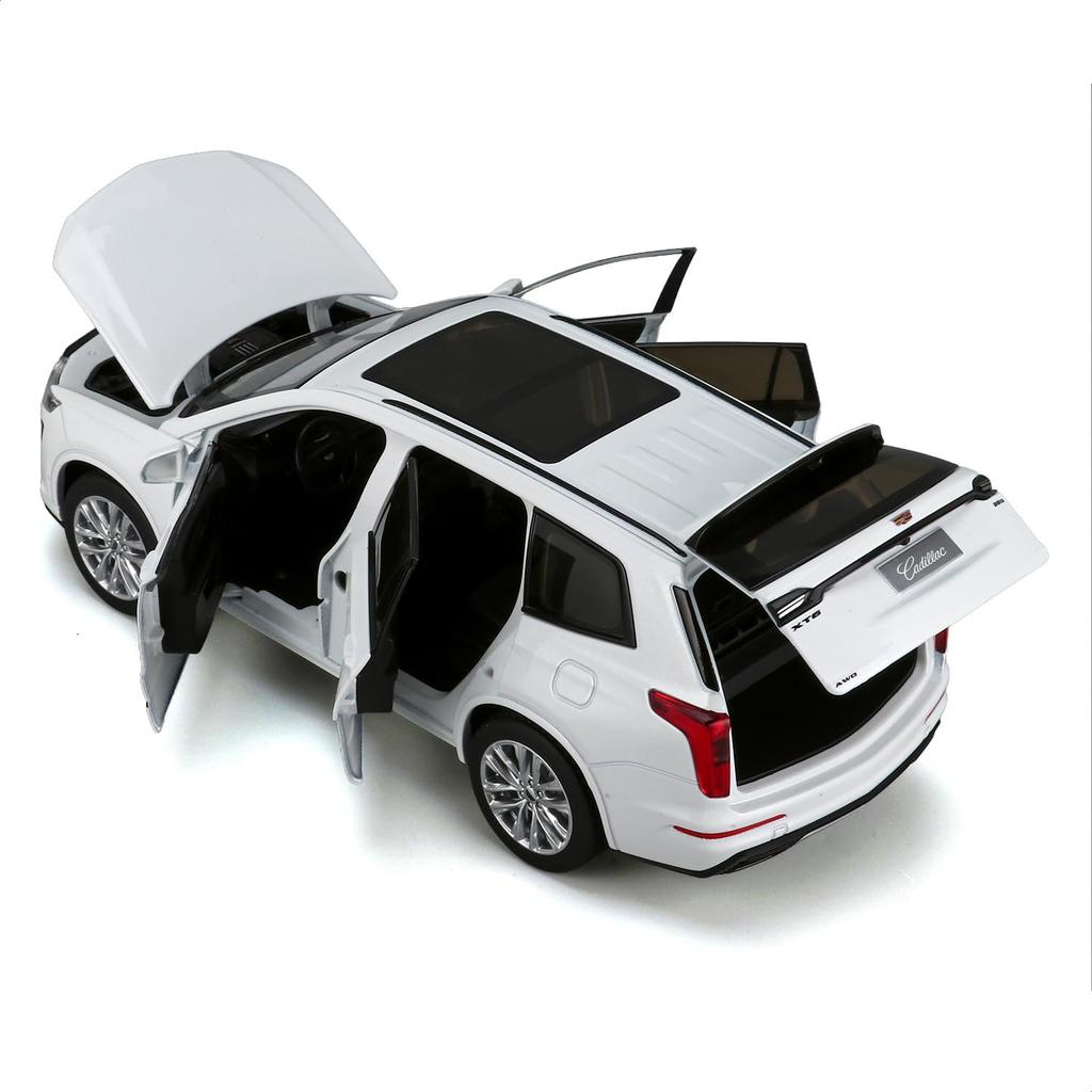 Heimanba Cadillac XT6 2023 Diecast Modellauto H2691 1/24 / (Weiß WT)