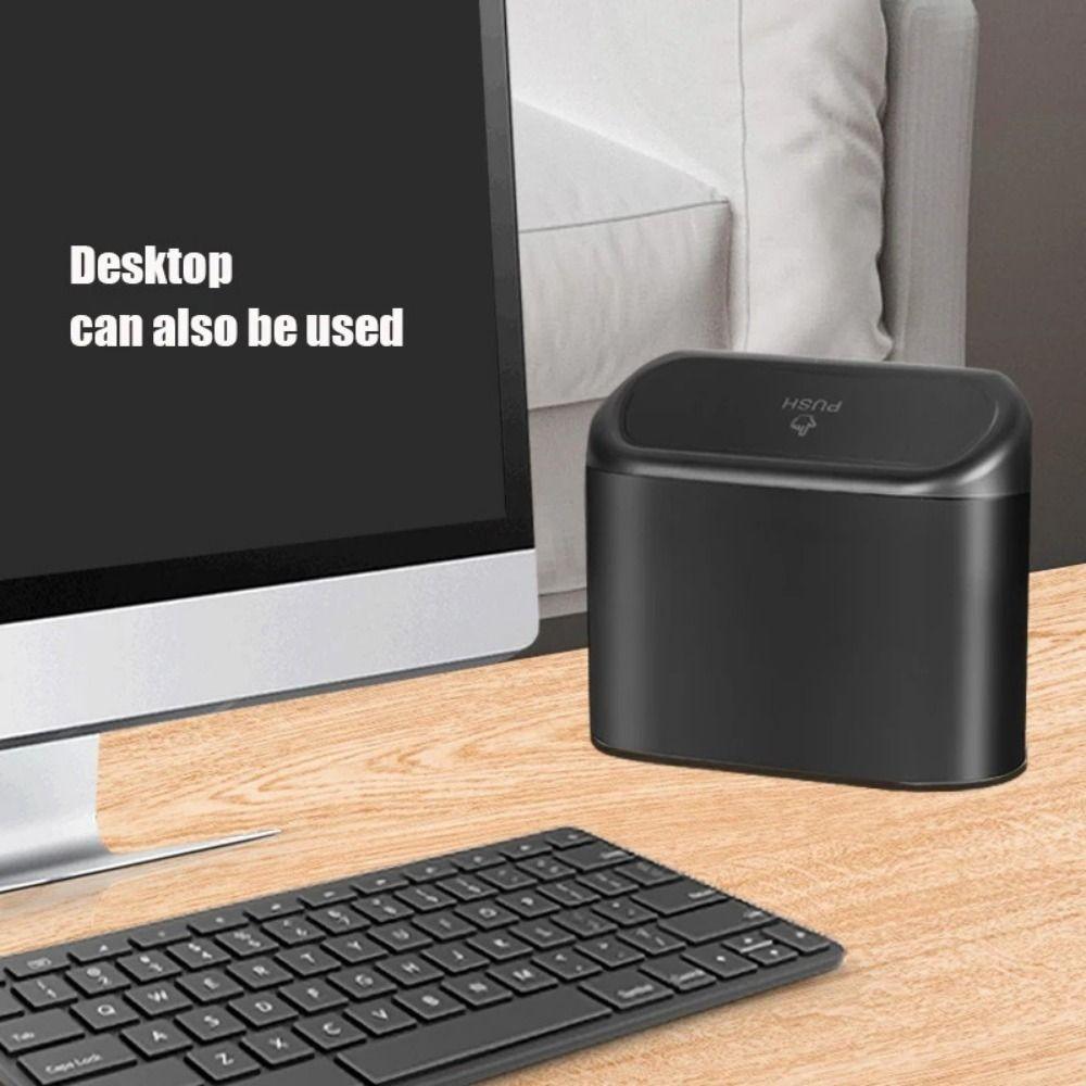 Waterproof Vehicle Dust Case Hanging Car Wastebasket Multi-Purpose Car Trash Bin  Office