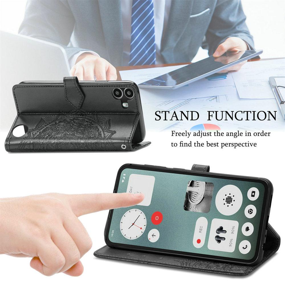 For Nothing CMF Phone 2 Pro Phone1 5G Leather Wallet Case 3D Mandala Book Shell Nothing Phone 3a Pro Case Phone 1 2A Plus Funda