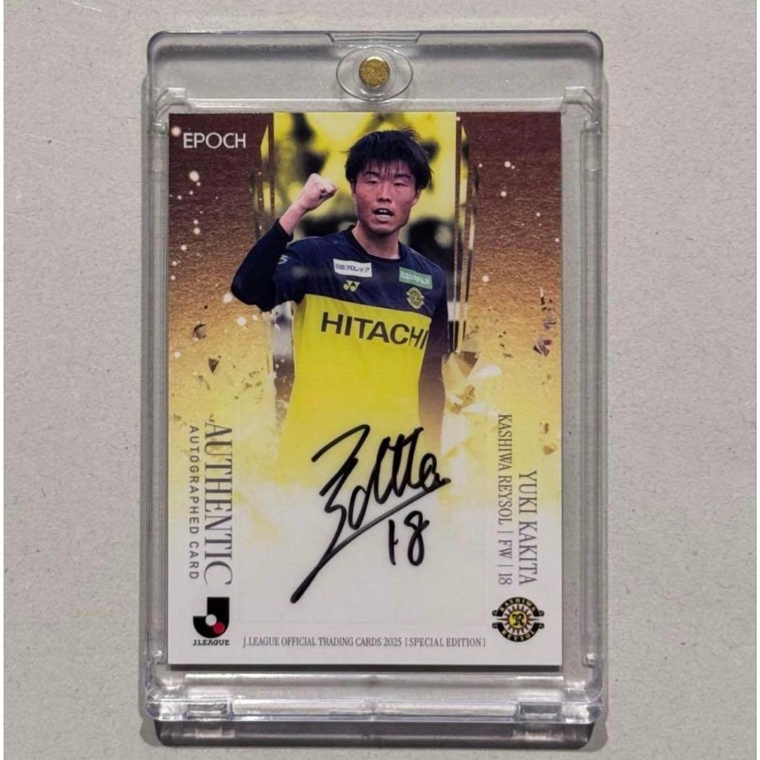 2025J Card SE Kashiwa Reysol Hiroki Kakita Autograph Card 20 Serial