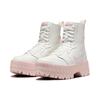 Air Jordan 1 High Brooklyn Voile Rose Légende Baskets Femme Blanc FJ5737-116