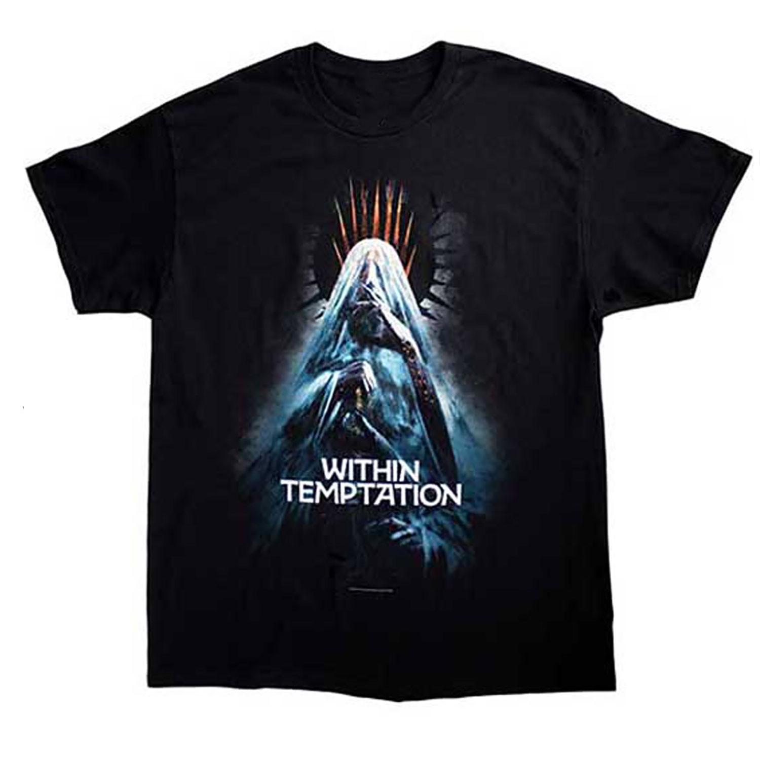 Men s Within Temptation Bleed Out Veil T-shirt Medium Black M