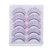 5pcs Colorful Eyelashes Dramatic Gradient Color False Eyelashes   3D  Ing Fake Eyelashes