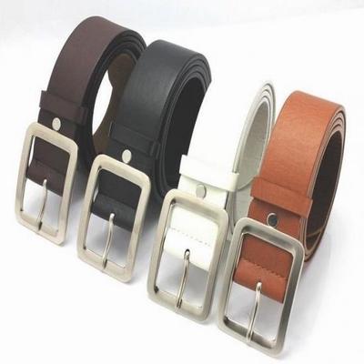 Genuine Leather Dress Belt Casual Pin Buckle Waist Strap Belts Waistband