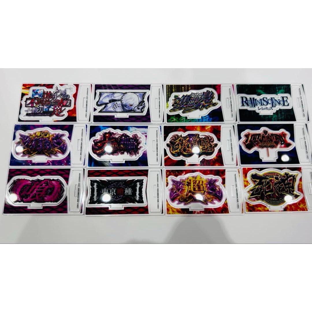 Used Tokyo Ghoul acrylic stand 12 types full complete