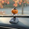 Halloween Car Decor Solar Ornament, Cartoon Swaying Dashboard Decor, Funny Ornament Swing Figurine for Auto Home Office, Spooky Party Gift