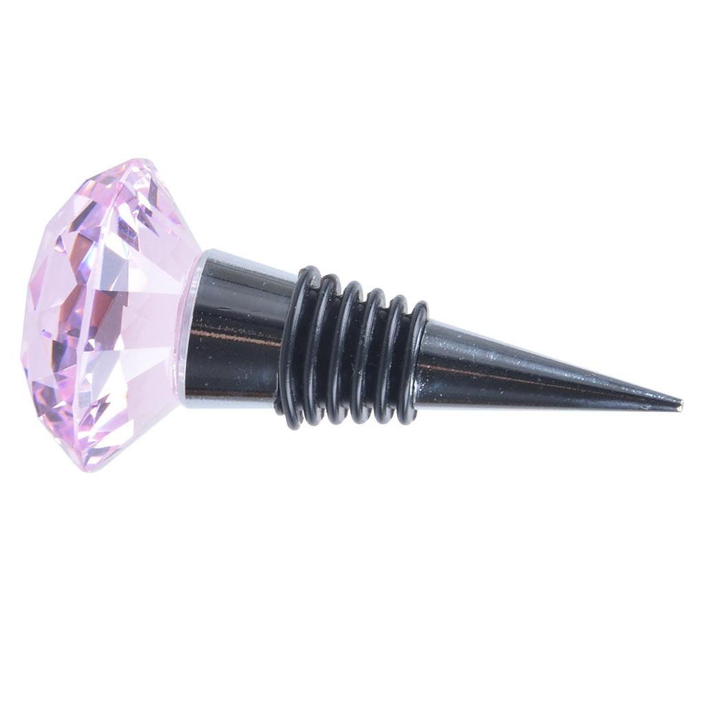 Zinc Alloy Bottle Champagne Corks Wine Stopper Premium Quality Creative Crystal Different Colors Decorative Gift Hom