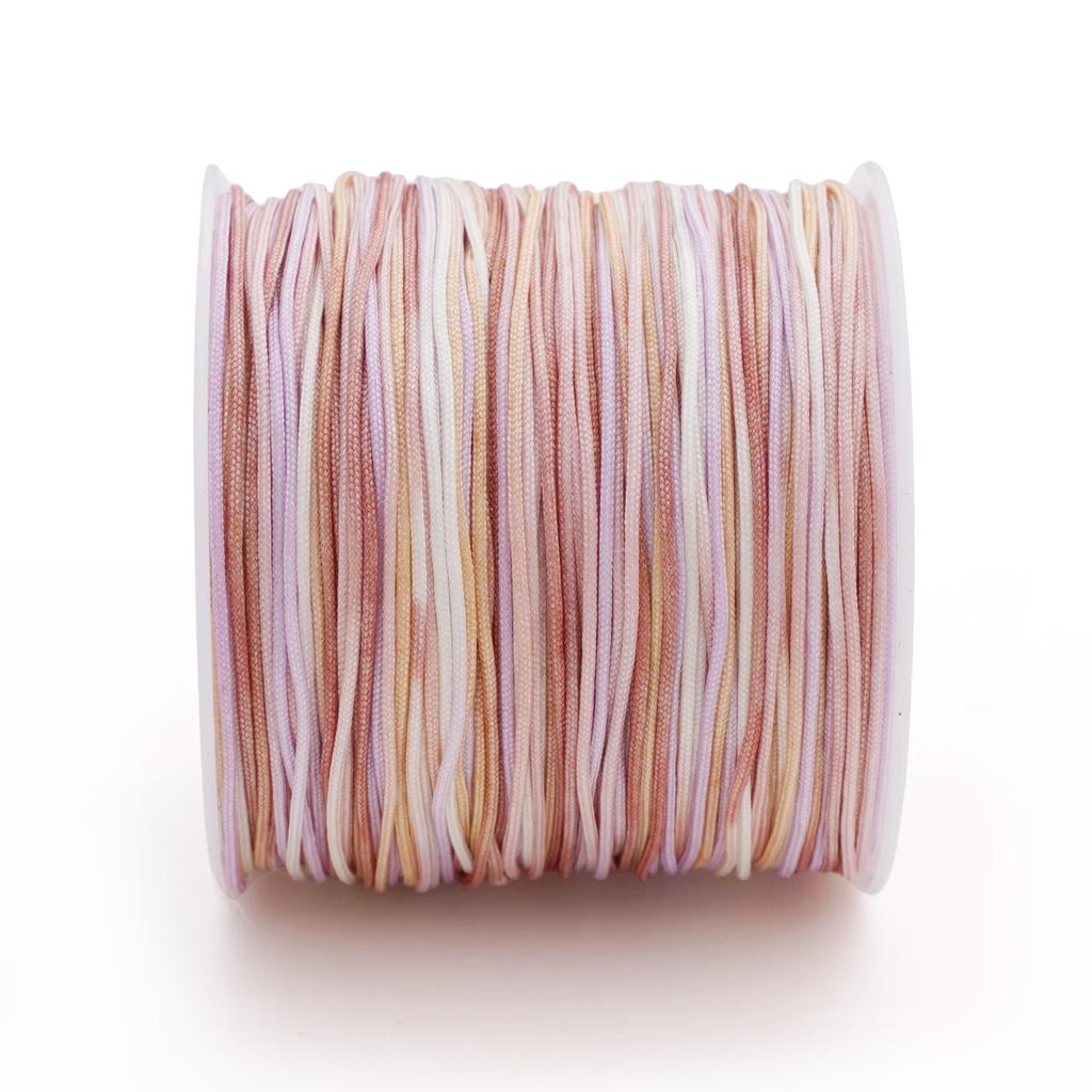 5-50m/lot 0.8mm Cotton Cord Nylon Cord Thread String DIY Beading Braided Bracelet Jewelry Making