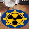 Fallout (1) Round Office Rug Decorative Floor Rug for Office Bedroom Living Room and Home Space