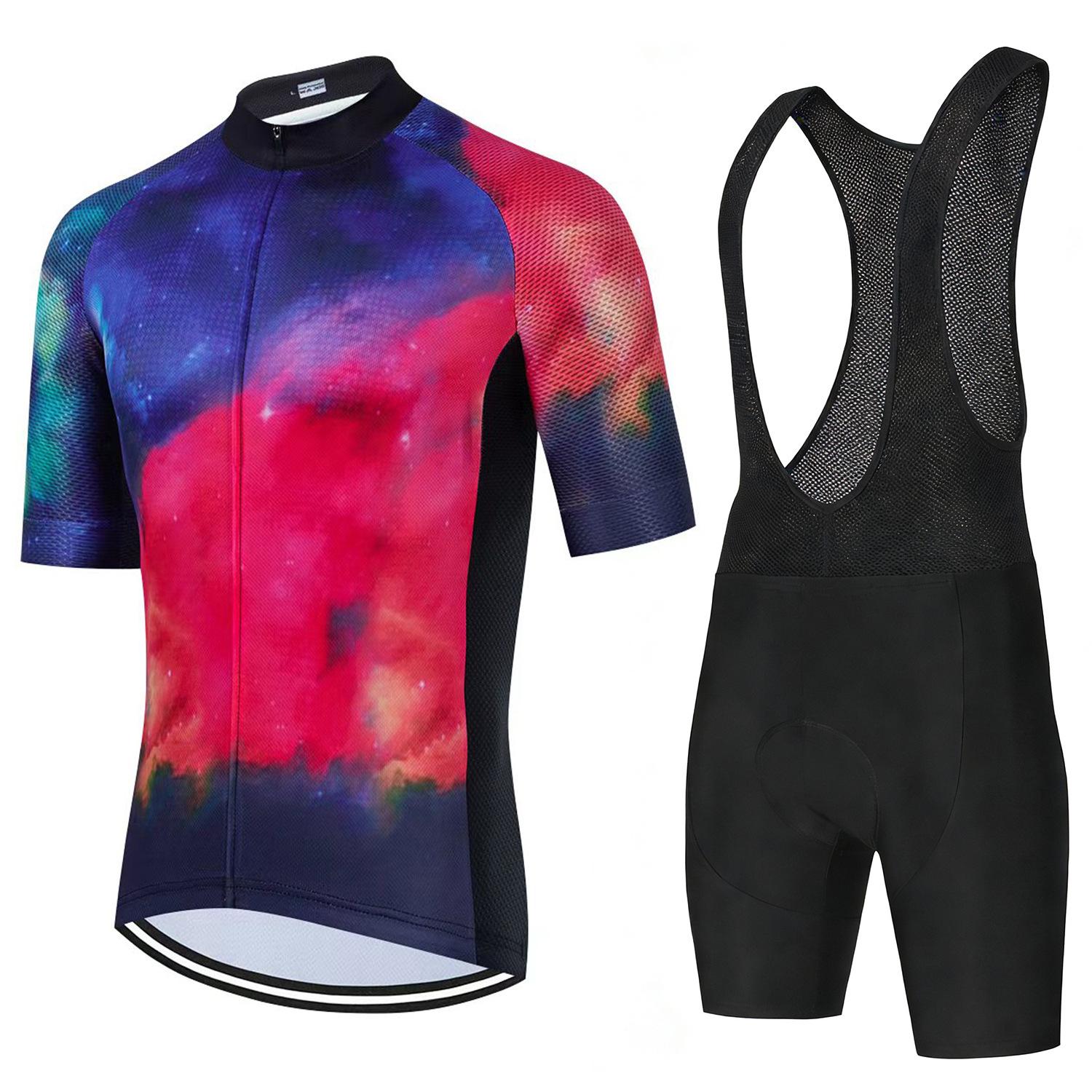

Men s Mountain Road Bike Clothes Bicycle Equipment, Breathable Cycling Top 2026 Summer Breathable Cycling Suit Set asian size - s