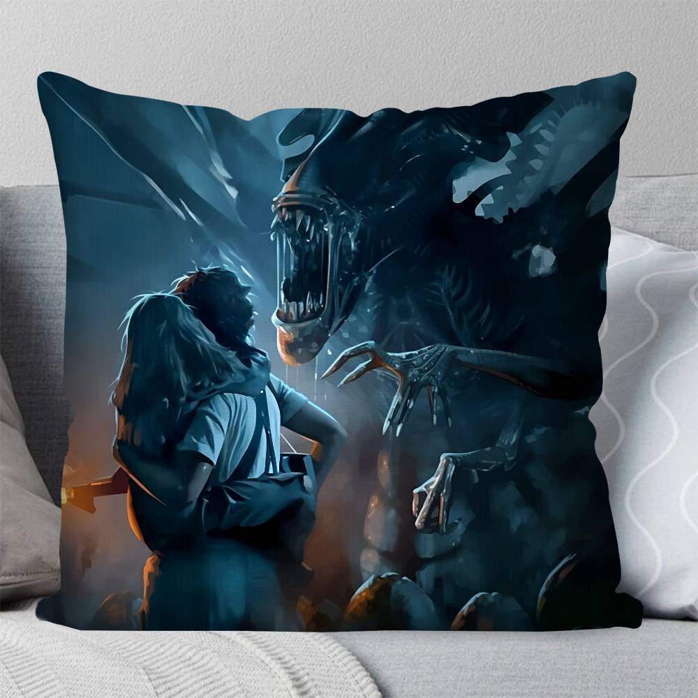 Classic Movie A-Alien Pillow Case Square Pillow Bedroom Sofa Leisure Comfort Cushion Car Living Room Home Decoration