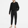 Nike Solid Color Drawstring Long Fitness Pants Women Bottoms Black DN0937-010