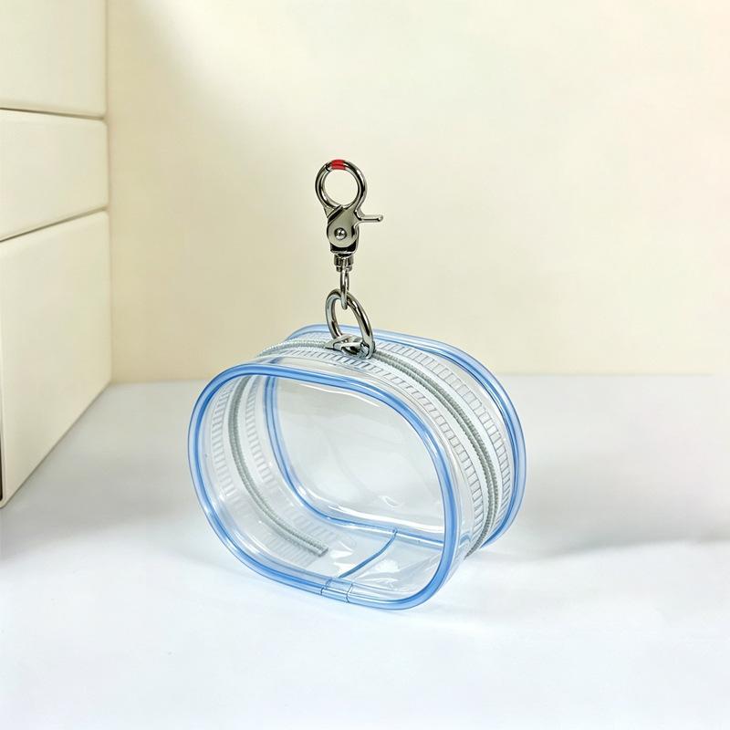 Portable Cat Food Feeding Bag With Transparent Body Compact Size For Outdoor Travel Hiking Camping With Cats