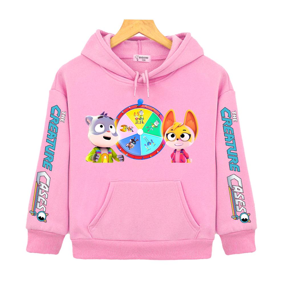 

Справи Креатури Колесо Підказок Дитяче Мультяшне Худі Осінь Нові Веселі Пуловери Мода Хлопчики Дівчатка Толстовки Тренди Худі 140 рожевий