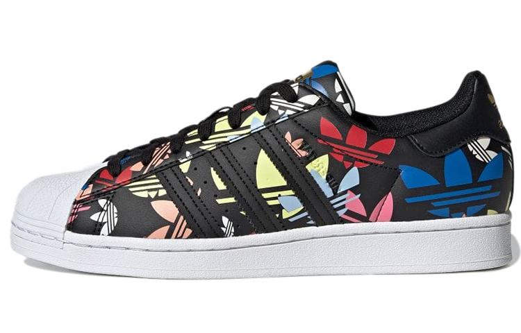 Adidas Originals Superstar  Allover Trefoil Black Multi  H00182 36