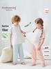 Bamboo Fiber Summer Pajama Set for Kids - Breathable, Soft, Short Sleeve & Long Pants