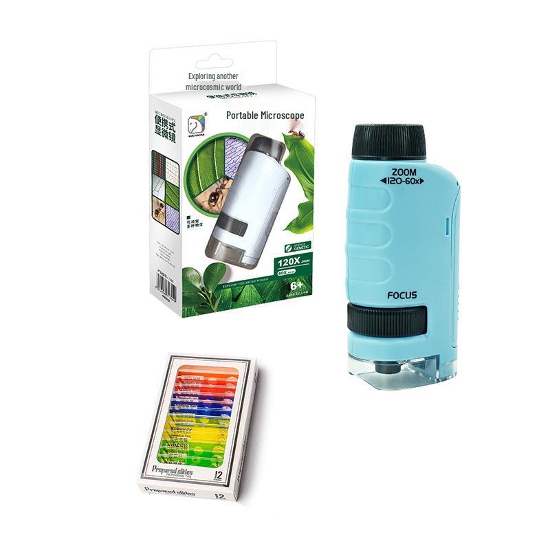 Portable HD Microscope for Kids - Educational Science Toy for Outdoor Experiments