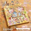 Kaba Bear Transparent Cartoon Stickers for Girl's Journal - 100 Sheets