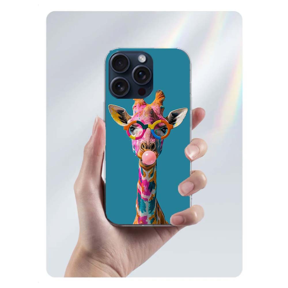 Giraffes Have Long Necks Clear Phone Case For Iphone 17 Air 16 Pro Max 15 Pro 14 Plus 17E 16E 11 13 12 Mini Cover Cases Fundas C