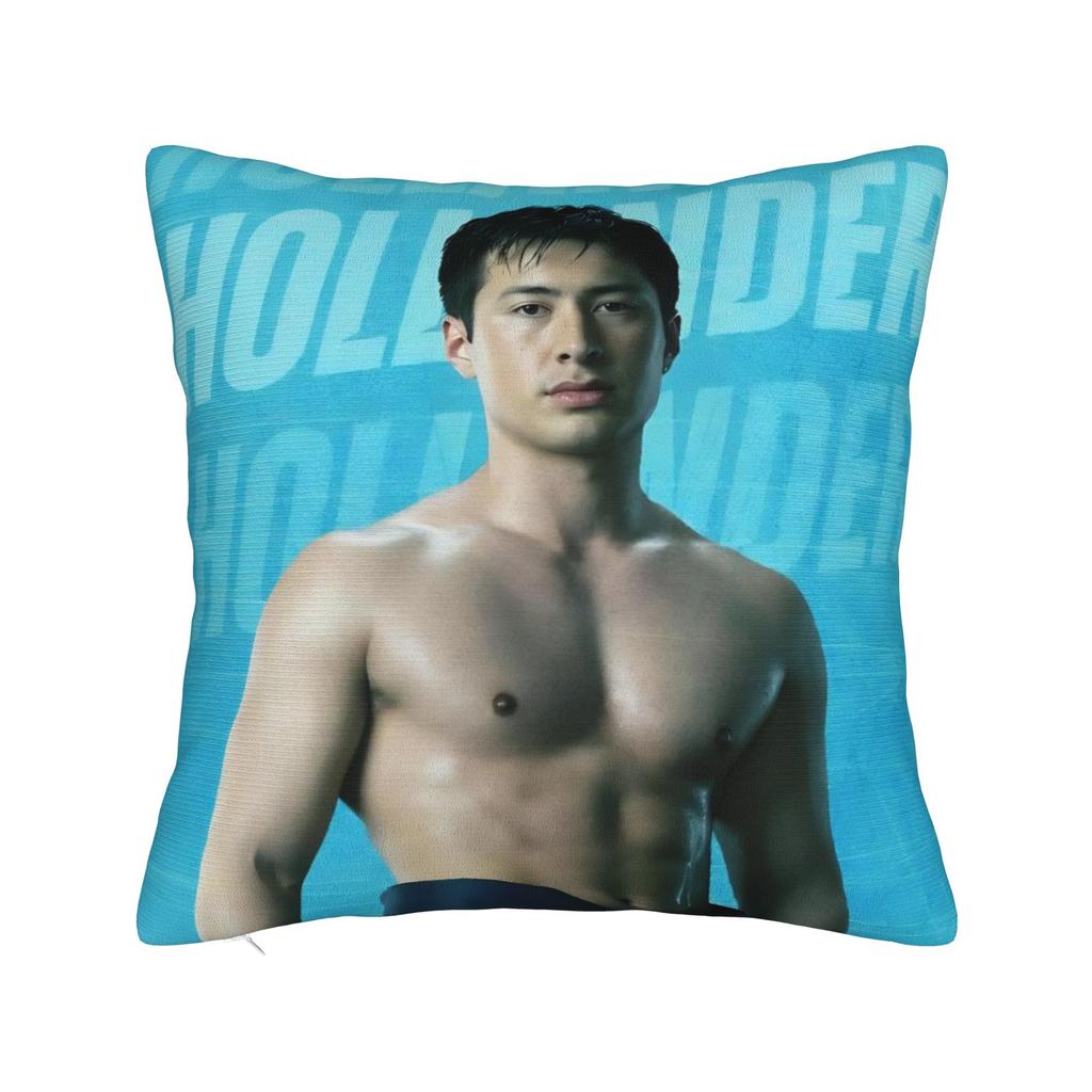 Kiss Heated Rivalry Square Pillow Covers Polyester Seat Hockey Romance Cushion Cover Cool Home Decoration Pillow Cover