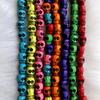 Acrylic Colored Skull Large Hole Loose Beads for DIY Halloween Crafts