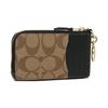 New COACH Card Case Cow Leather Card Holder Men's Khaki CH163-IMCBI
