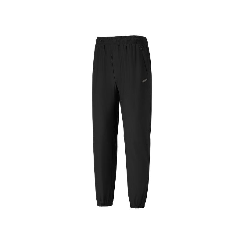 Skechers Solid Color Breathable Moisture-Wicking Casual Pants Women bottoms P226W091-0018 L