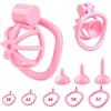 2026 Male Penis Chastity Cage Set Small Chastity Cage 5 Cock Rings With Urethral Sound Plug Penis Bondage Slave Man Sex Toy