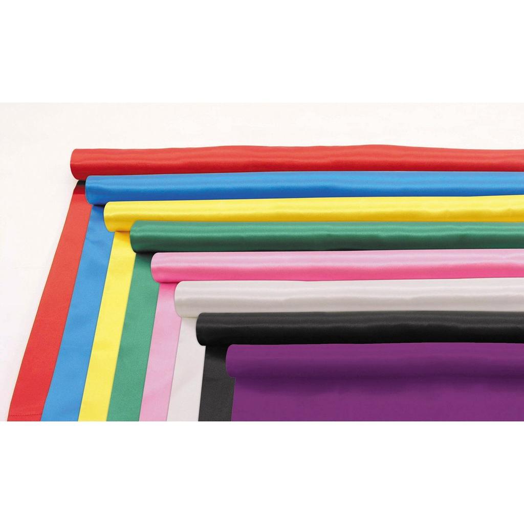 Artec Satin 10m Roll 001106 Fabric, (150cm Wide), Black,