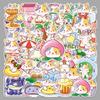 50 Cartoon Cute Summer Kittens Graffiti Stickers for Phone & Suitcase Decoration