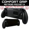Handheld-Griffschale für Retroid Pocket 6, Griffzubehör mit Fingerkontaktform und unterer Öffnung für den täglichen Gebrauch, Tragbare Gaming-Nutzung