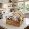 Large Capacity Kitchen Utensil Storage Box 6 Compartments Cutlery Storage Stand  Living Room
