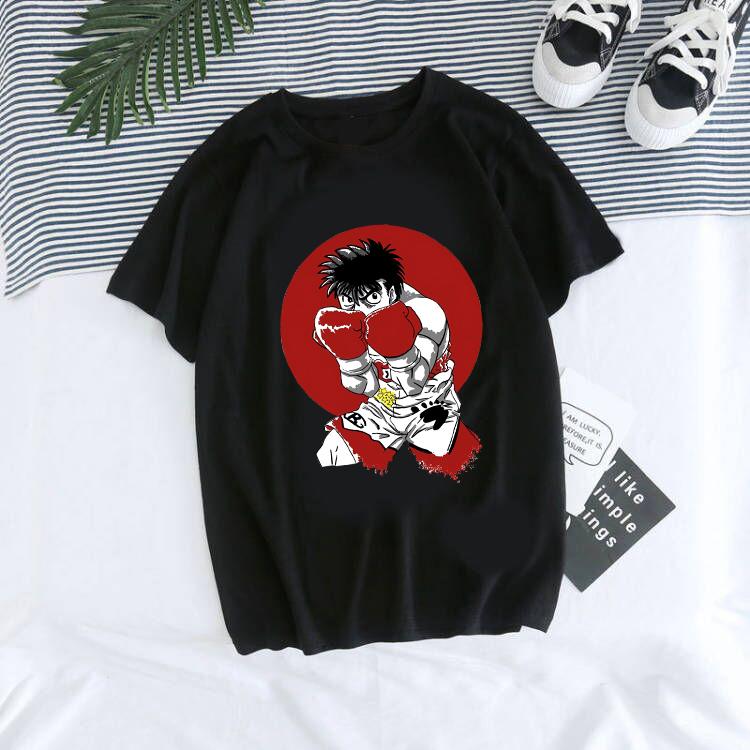 Hajime No Ippo Manga Y2k TShirt Japanese Anime Hip Hop Tee Top Men Women Makunouchi Takamura T-Shirt KGB Harajuku Tshirt Clothes