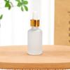 10/50/100ml Klare mattierte Glasflaschen Tropfflasche Lotionflasche Glas leere Flasche Wiederverwendbare Spenderflaschen