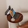 Wall Mount Coffee Tables Folding Round Coffee Table Miniature Wooden Side Tables Modern Creative Coffee Table for Living Rooms