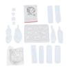 125Pcs Silicone Molds Set Easily Demoulding Complete Tools Durable Safe Jewelry Mold for DIY Jewelry Craft Making
