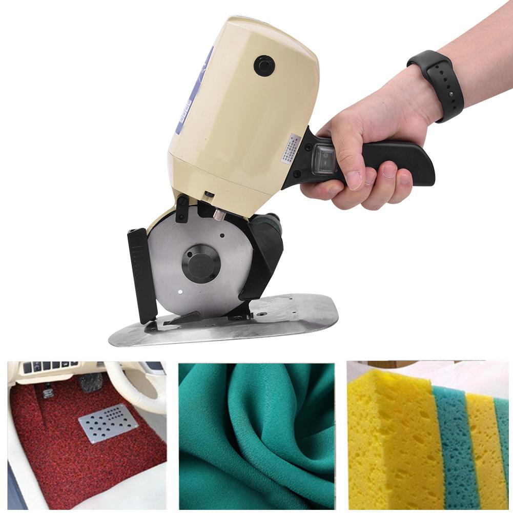 Elektrické nůžky YJ-100A Ruční řezací stroj s kulatým nožem, šicí příslušenství