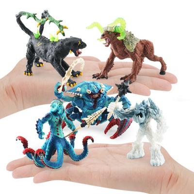 Simulierte Sasquatch Figur PVC Wilder Werwolf Tiermodell Statue Skulptur Lernspielzeug Heim Büro Schreibtisch Dekoration Ornament