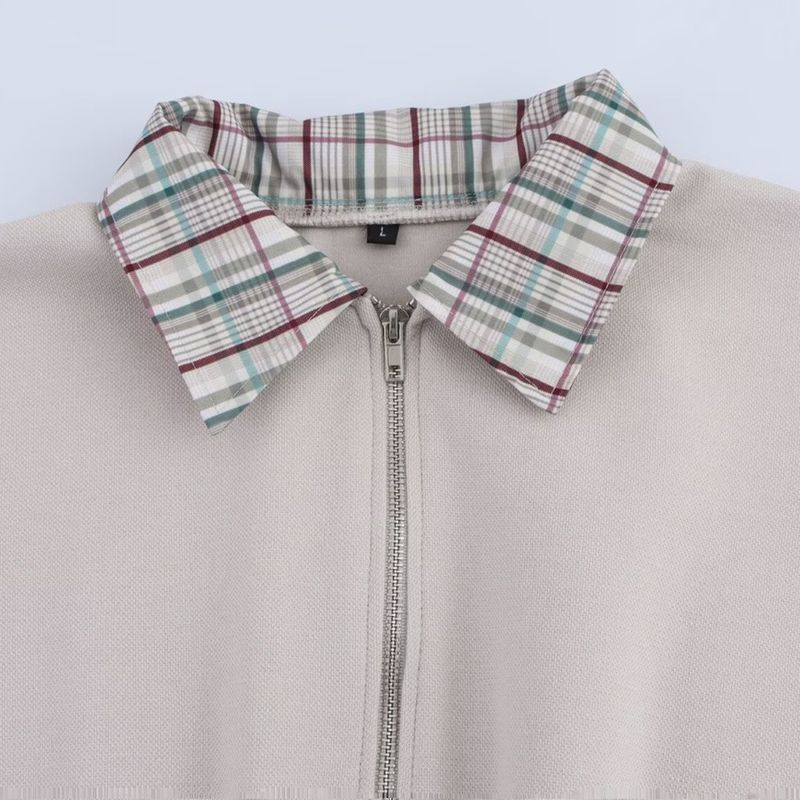 Kaslead New Women clothes Western Style Poplin Patchwork Hoodie Casual Trousers 0264315 0264316