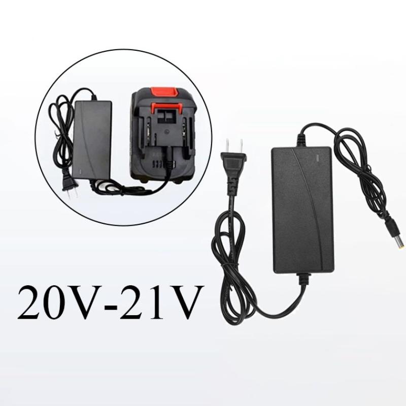 Universal 21V 1A 2A Lithium Battery Charger Durable Heat Resistant for E-bikes Electric Scooters Power Tools Use