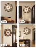 Creative Minimalist Wall Clocks Fashion Nordic Simple Bathroom Aesthetic Wall Clocks Interior Modern Decoration