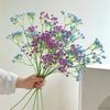 108-Head Soft Rubber Gypsophila Artificial Flowers for Living Room Decoration