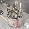 With Cover Makeup Brush Cylinder Rotatable Dressing Table Shelf Desktop Supplies Pen Holder  Gift