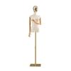 Korean Style Electroplated Female Torso Mannequin for Clothing Display