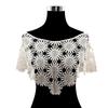 Tulle Lace False Crochet Collar Boho Chic Hollow Out Vest Fake Collar  Dress Decorative Shoulder
